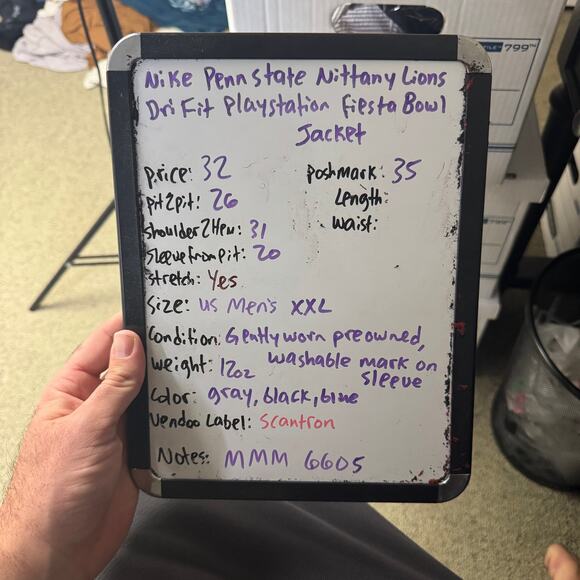 Nike Penn State Nittany Lions Dri Fit PlayStation Fiesta Bowl Jacket US Mens XXL - Picture 9 of 9